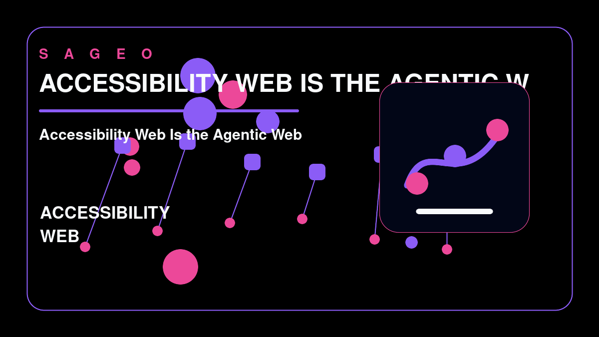 SAGEO bespoke thumbnail for Accessibility Web Is the Agentic Web