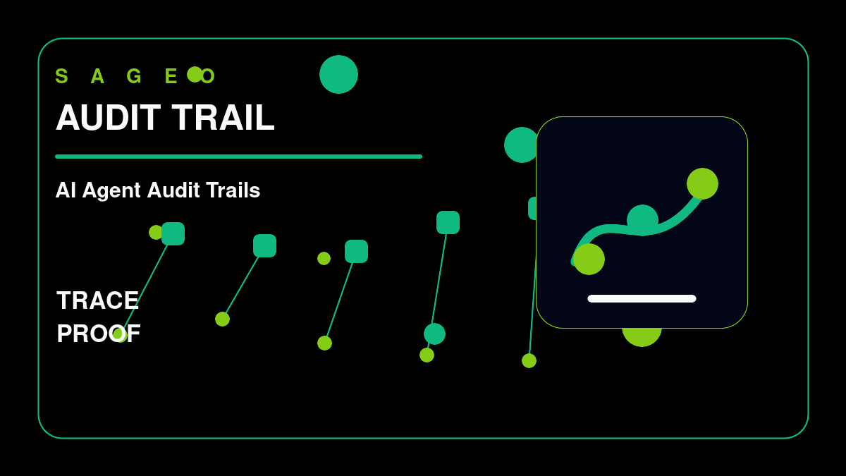 SAGEO bespoke thumbnail for AI Agent Audit Trails