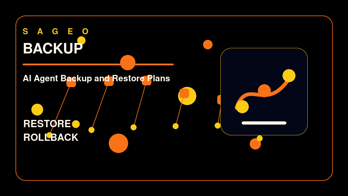 SAGEO bespoke thumbnail for AI Agent Backup and Restore Plans