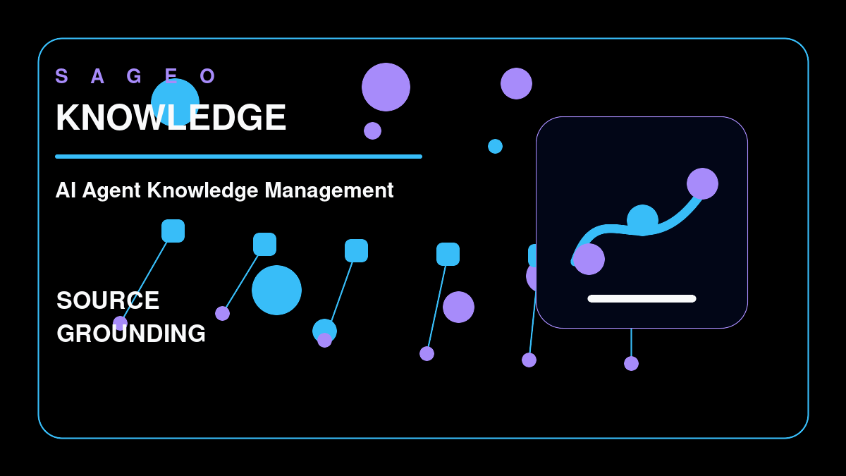 SAGEO bespoke thumbnail for AI Agent Knowledge Management