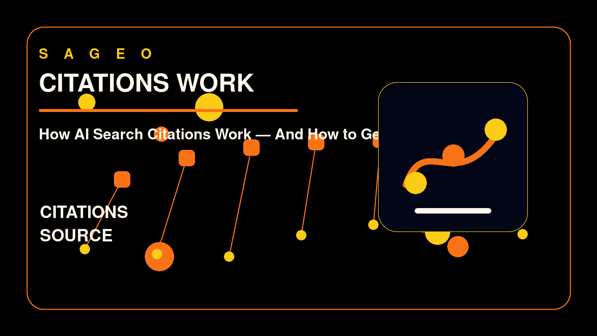 SAGEO bespoke thumbnail for How AI Search Citations Work — And How to Get Cited