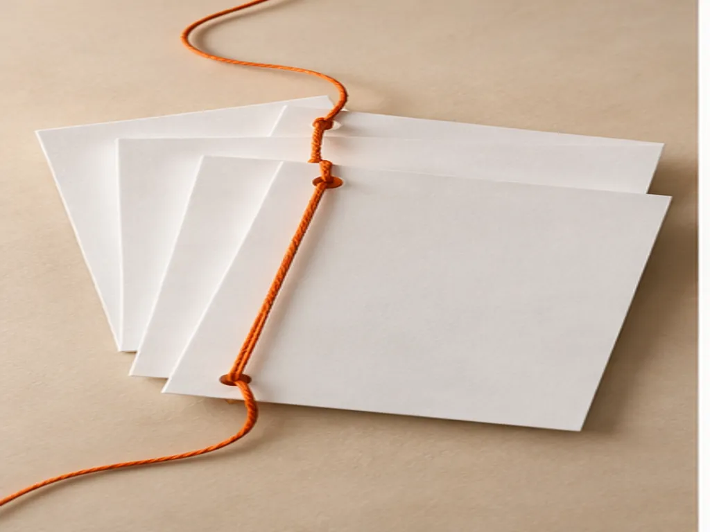 Orange route joining duplicate blank pages